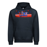 Navy love america gnome libbey cup Urban Hoodie - HRA Design Shop