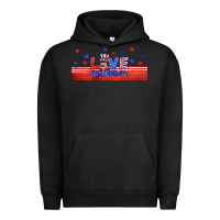 Pigment Black love america gnome libbey cup Urban Hoodie - HRA Design Shop