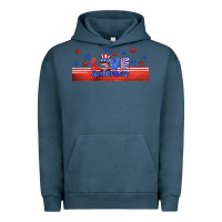 Pigment Midnight Navy love america gnome libbey cup Urban Hoodie - HRA Design Shop