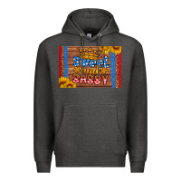 Charcoal Heather usa sweet and sassy skinny metal can holder Premium Hoodie - HRA Design Shop