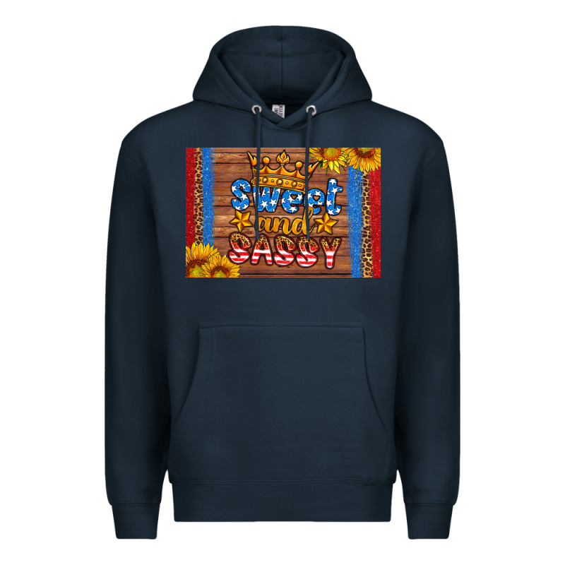 Usa Sweet And Sassy Skinny Metal Can Holder Premium Hoodie by HRA Design Shop | Teevron