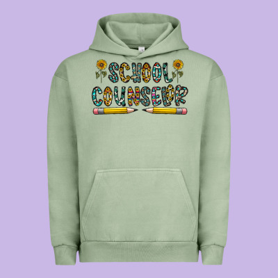 School Counselor Urban Hoodie Designed By Cowhidedigitalart