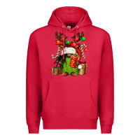 Cardinal christmas afro gnomes Premium Hoodie - FaDigitalArtStudio