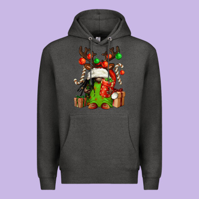 Christmas Afro Gnomes Premium Hoodie Designed By Fadigitalartstudio