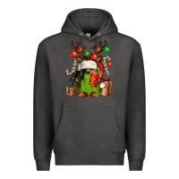 Charcoal Heather christmas afro gnomes Premium Hoodie - FaDigitalArtStudio