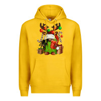 Lemon christmas afro gnomes Premium Hoodie - FaDigitalArtStudio