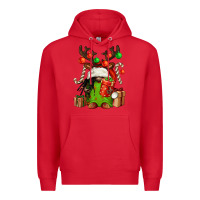 Red christmas afro gnomes Premium Hoodie - FaDigitalArtStudio