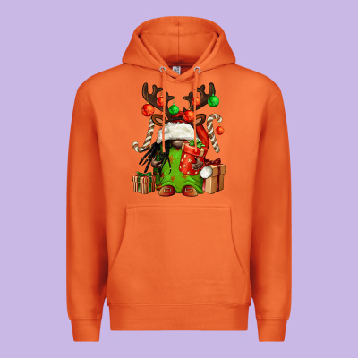 Christmas Afro Gnomes Premium Hoodie Designed By Fadigitalartstudio