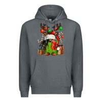 Rock christmas afro gnomes Premium Hoodie - FaDigitalArtStudio