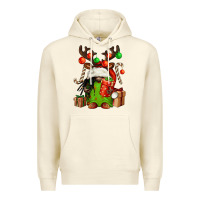 Sandshell christmas afro gnomes Premium Hoodie - FaDigitalArtStudio
