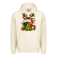 Tofu christmas afro gnomes Premium Hoodie - FaDigitalArtStudio