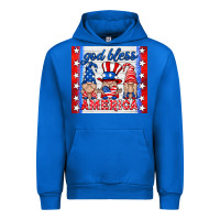 Cobalt god bless America gnomes Urban Hoodie - HRA Design Shop