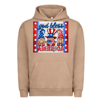 Pigment Burro god bless America gnomes Urban Hoodie - HRA Design Shop
