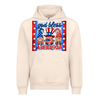 Sandshell god bless America gnomes Urban Hoodie - HRA Design Shop