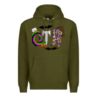 Army Green otr Premium Hoodie - CowhideDigitalArt