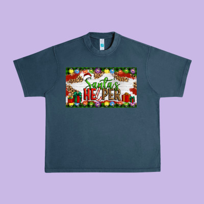 Christmas Santa's Helper Urban Heavy Tee Designed By Artiststas