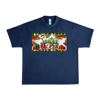 Navy Christmas Santa's Helper Urban Heavy Tee - Artiststas