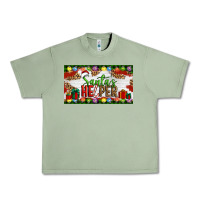 Oil Green Christmas Santa's Helper Urban Heavy Tee - Artiststas