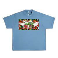 Pebble Blue Christmas Santa's Helper Urban Heavy Tee - Artiststas