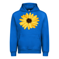Cobalt sunflower Urban Hoodie - FaDigitalArtStudio