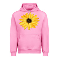 Fuchsia Pink sunflower Urban Hoodie - FaDigitalArtStudio