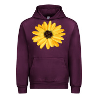 Mauve Wine sunflower Urban Hoodie - FaDigitalArtStudio