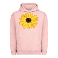 Pigment Salmon sunflower Urban Hoodie - FaDigitalArtStudio