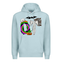 Blue Mist ot Premium Hoodie - CowhideDigitalArt
