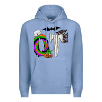 Colony Blue ot Premium Hoodie - CowhideDigitalArt