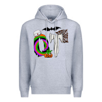 Heather Grey ot Premium Hoodie - CowhideDigitalArt