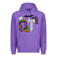 Purple ot Premium Hoodie - CowhideDigitalArt