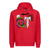 Red ot Premium Hoodie - CowhideDigitalArt