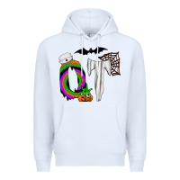 White ot Premium Hoodie - CowhideDigitalArt