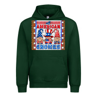 Forest Green all american gnomes Urban Hoodie - HRA Design Shop