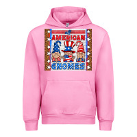Fuchsia Pink all american gnomes Urban Hoodie - HRA Design Shop