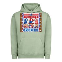 Pigment Oil Green all american gnomes Urban Hoodie - HRA Design Shop