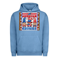 Pigment Pebble Blue all american gnomes Urban Hoodie - HRA Design Shop