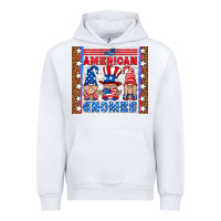 White all american gnomes Urban Hoodie - HRA Design Shop