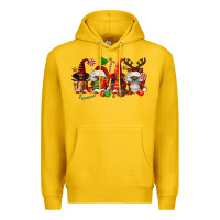 Lemon christmas afro gnomies Premium Hoodie - FaDigitalArtStudio