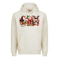 Oatmeal Heather christmas afro gnomies Premium Hoodie - FaDigitalArtStudio
