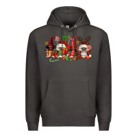 Smoke christmas afro gnomies Premium Hoodie - FaDigitalArtStudio