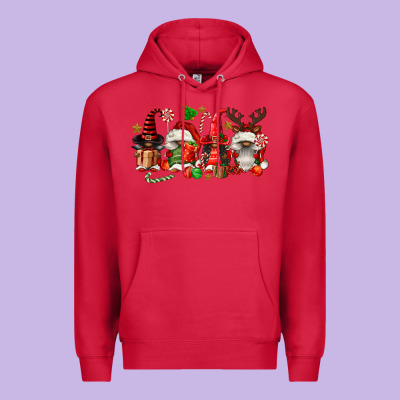 Christmas Afro Gnomies Premium Hoodie Designed By Fadigitalartstudio