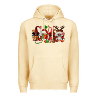 Pina Colada christmas afro gnomies Premium Hoodie - FaDigitalArtStudio