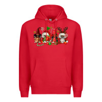 Red christmas afro gnomies Premium Hoodie - FaDigitalArtStudio