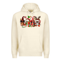Sandshell christmas afro gnomies Premium Hoodie - FaDigitalArtStudio