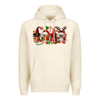 Tofu christmas afro gnomies Premium Hoodie - FaDigitalArtStudio