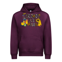 Mauve Wine school cust dian Urban Hoodie - CowhideDigitalArt