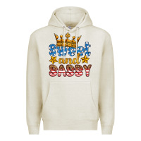 Oatmeal Heather usa sweet and sassy Premium Hoodie - HRA Design Shop