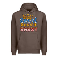 Coffee usa sweet and sassy Premium Hoodie - HRA Design Shop