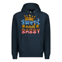 Navy usa sweet and sassy Premium Hoodie - HRA Design Shop